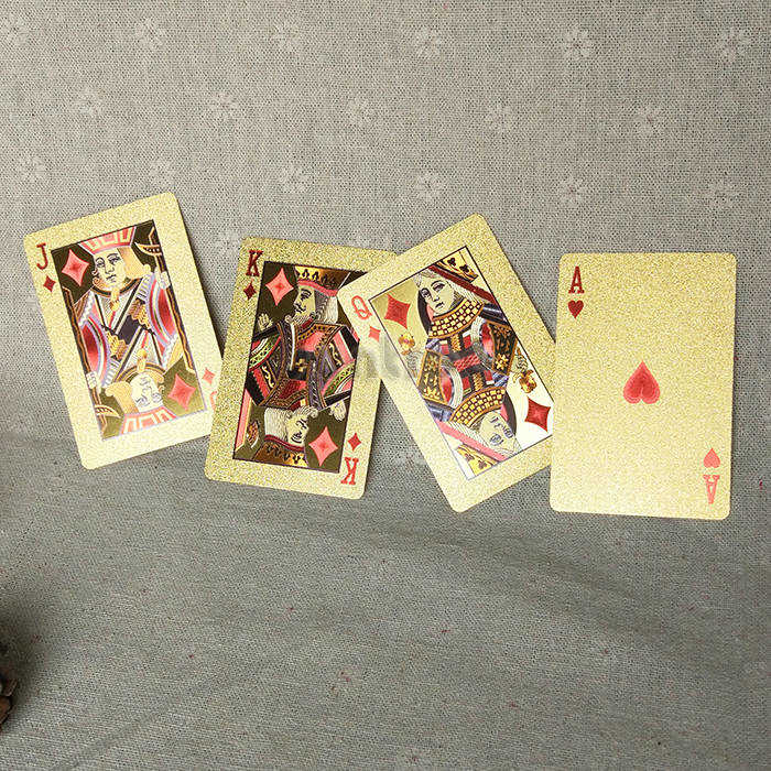 Custom Gold Playing Cards 