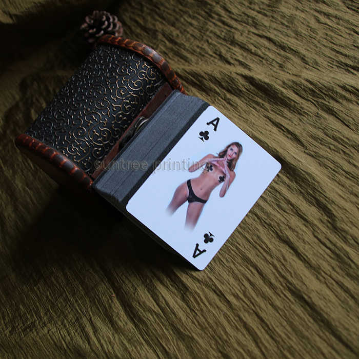 Adult plastic playing cards